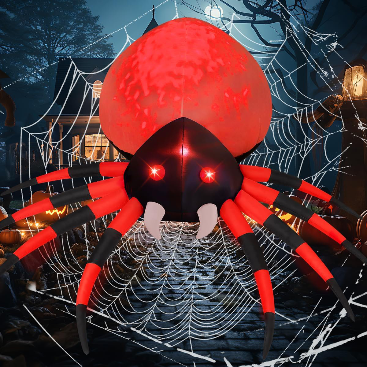 The Holiday Aisle Halloween Inflatable Halloween Spider Inflatable